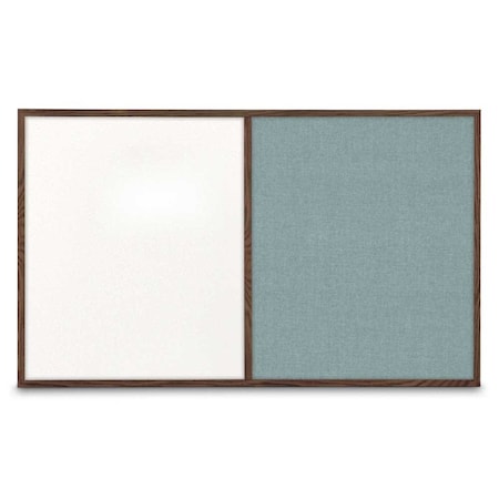 United Visual Products Single Door Radius Corkboard, 36"x36", Sat, UV7002RC-SATIN-AMETHY UV7002RC-SATIN-AMETHY